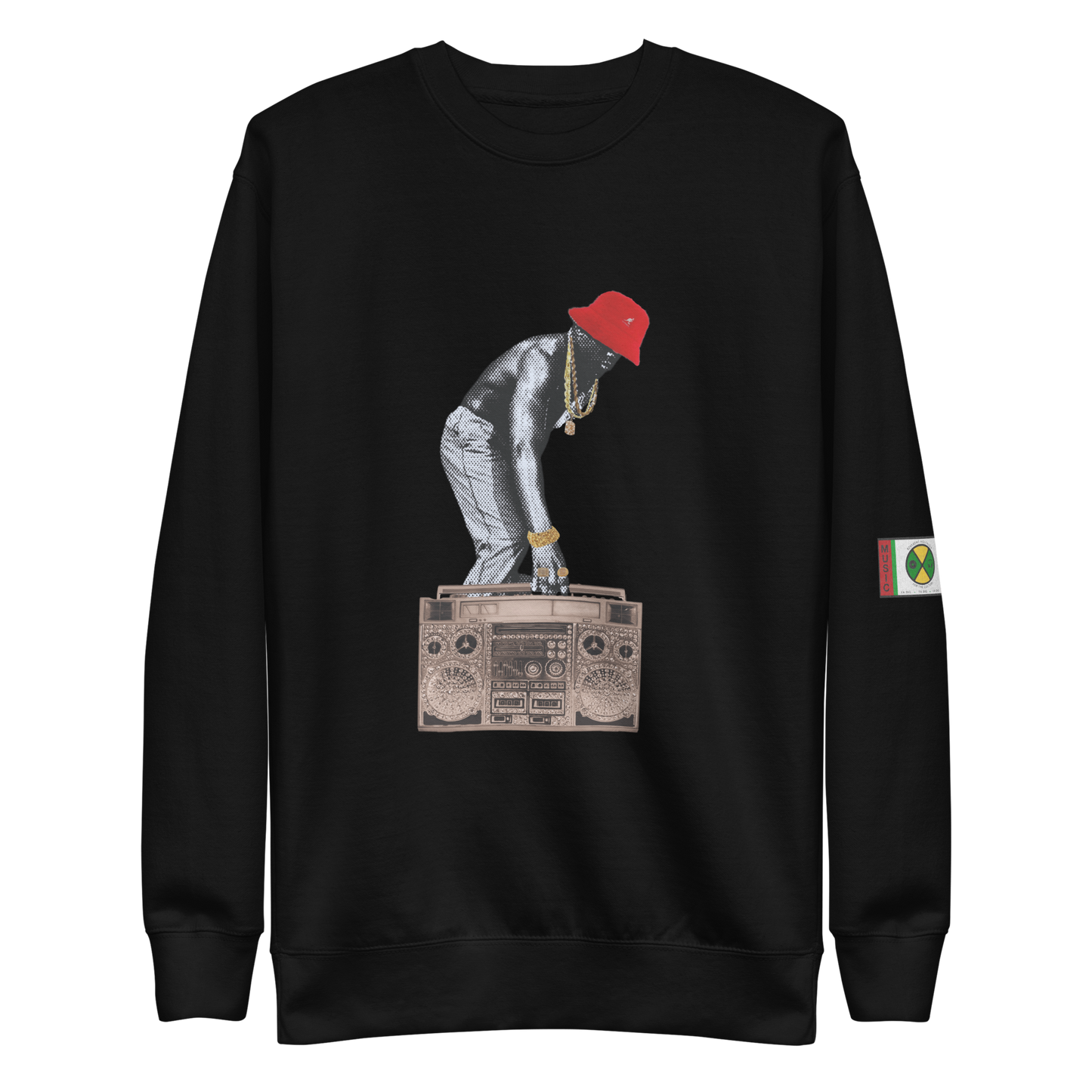 Beat, Boom, and Box Unisex Sweatshirt