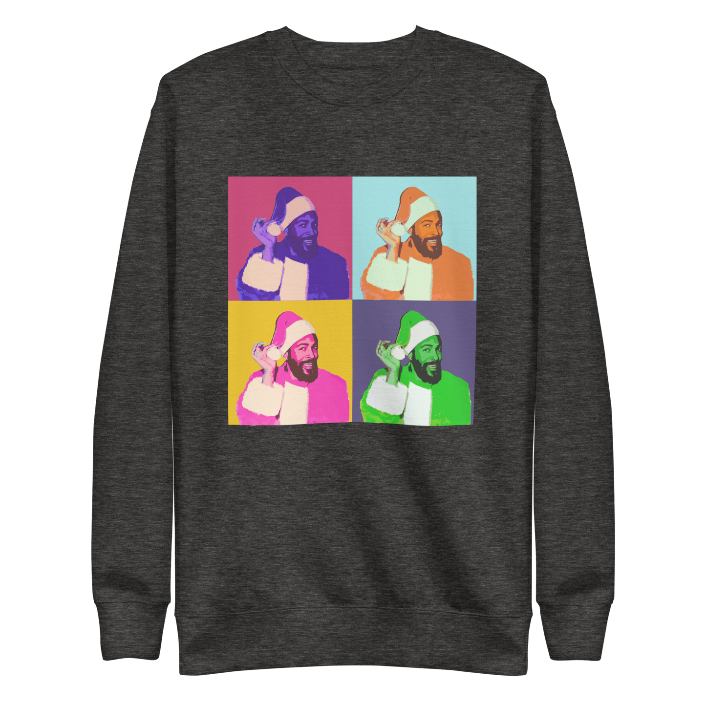 Marvin Pop Art Snowflakes Unisex Sweatshirt