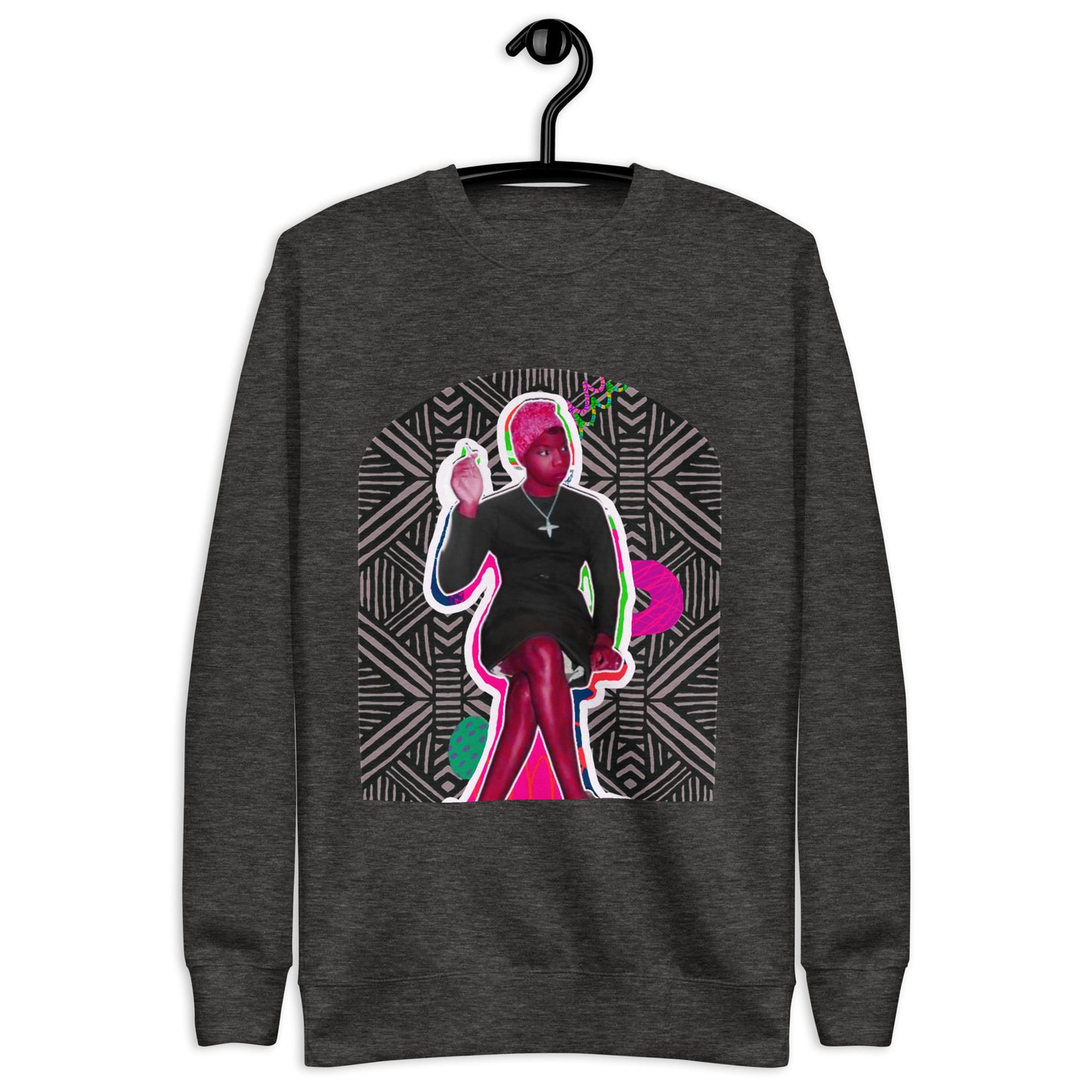 Nina Sitting and Serving Unisex Sweatshirt