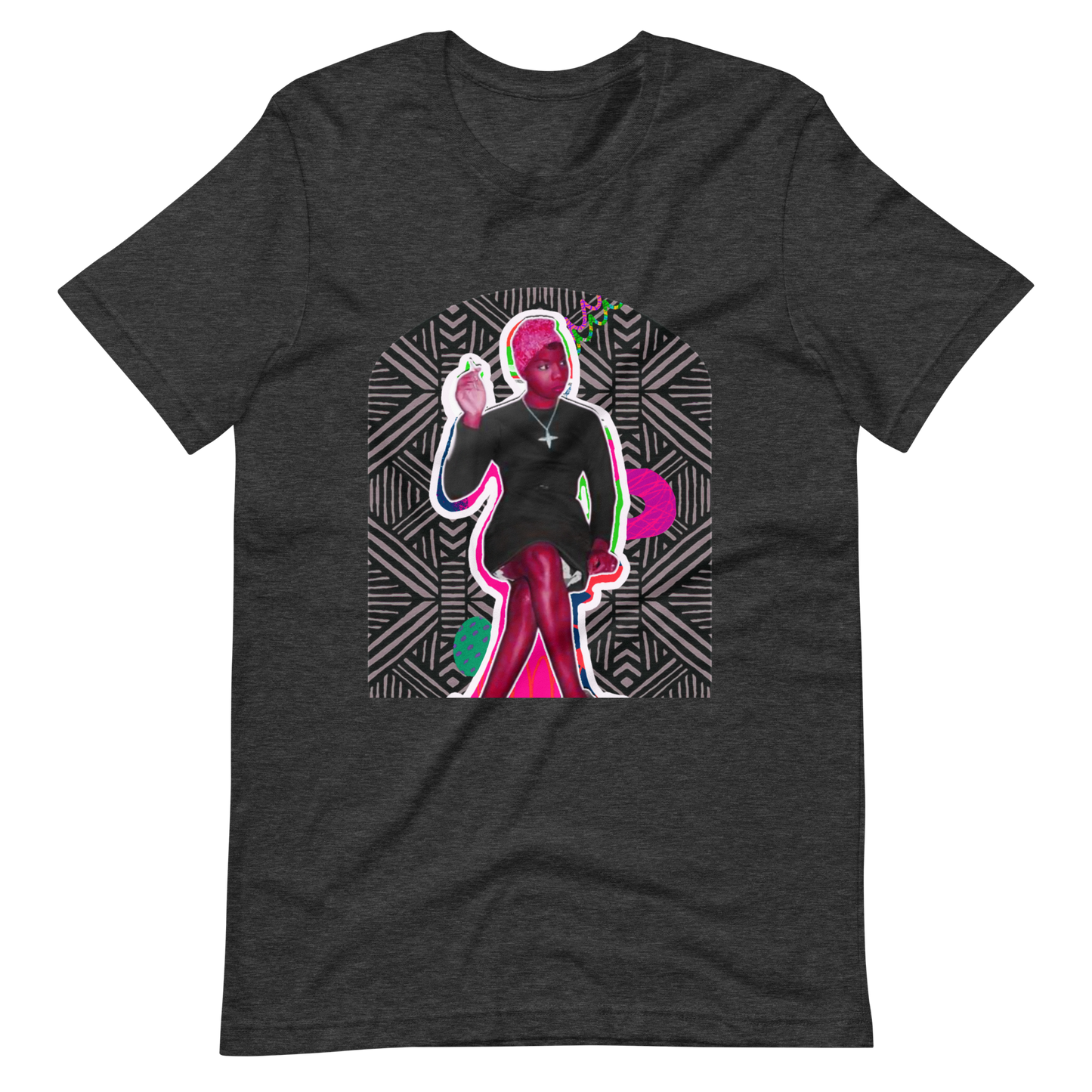 Nina Sitting and Serving Unisex Tee