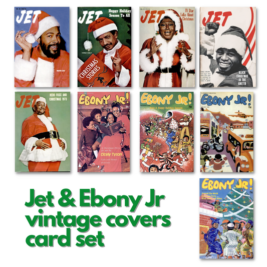 Jet & Ebony Jr. Vintage Cover Holiday Card Set