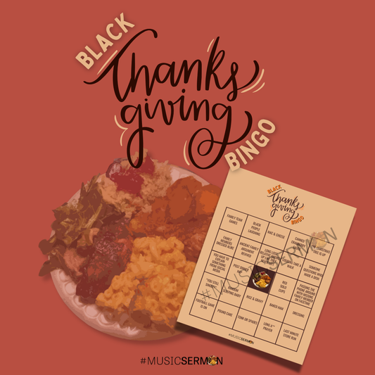Black Thanksgiving Bingo (2024 Update) - Digital Download