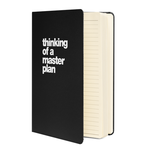Master Planner  Blank Hardcover Notebook/Journal