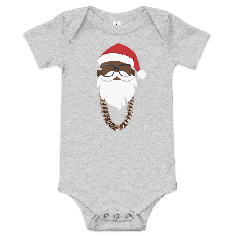 Claus in Cazals Customizable Baby short sleeve onesie