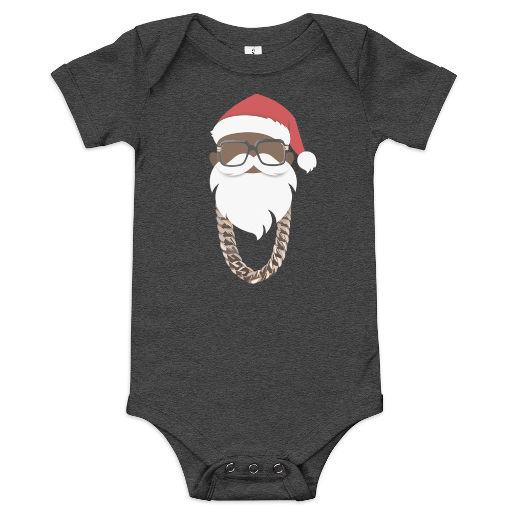 Claus in Cazals Customizable Baby short sleeve onesie