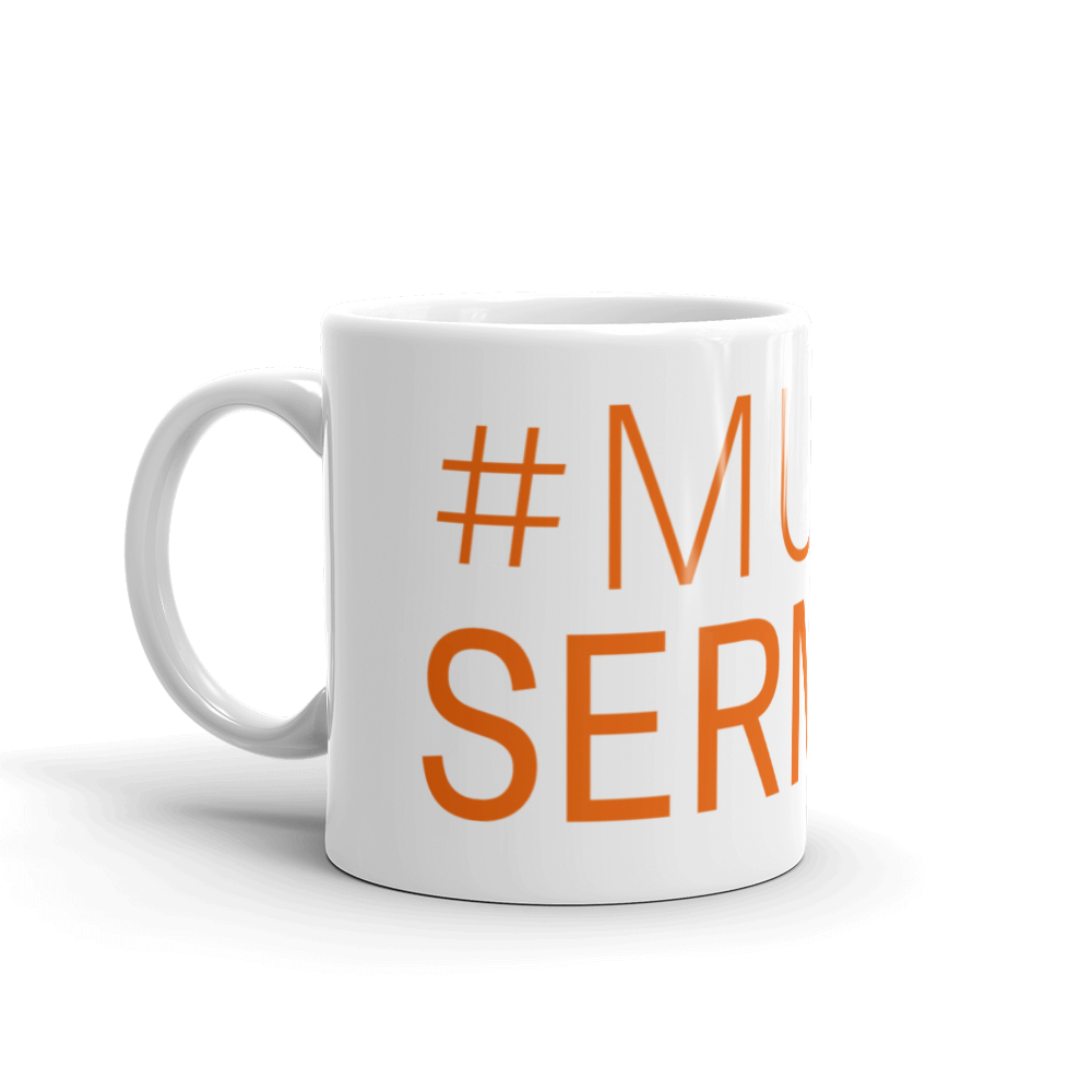 #MusicSermon Mug Orange
