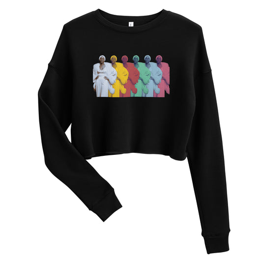 Aretha in Technicolor Crop Sweatshirt